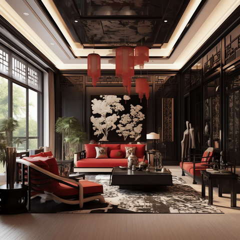 图片[22]-全球设计案例智能库_OJBKAI.COM住宅中式客厅Midjourney灵感图库-_设计智库－全球设计案例智能库_OJBKAI.COM-全球设计案例智能库_OJBKAI.COM设计智库