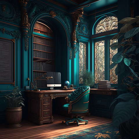 图片[11]-全球设计案例智能库_OJBKAI.COM欧式书房客厅设计Midjourney灵感图库-_设计智库－全球设计案例智能库_OJBKAI.COM-全球设计案例智能库_OJBKAI.COM设计智库