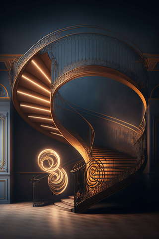 图片[26]-全球设计案例智能库_OJBKAI.COM复古旋转楼梯-5_Midjourney灵感图库-设计智库－全球设计案例智能库_OJBKAI.COM-全球设计案例智能库_OJBKAI.COM设计智库