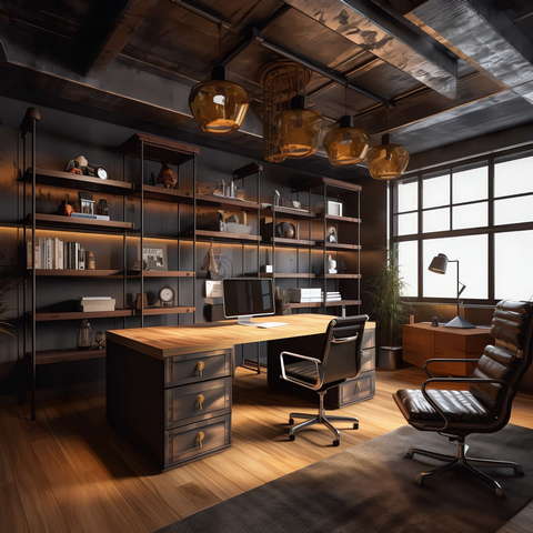 图片[45]-全球设计案例智能库_OJBKAI.COM工业风格书房Midjourney灵感图库-_设计智库－全球设计案例智能库_OJBKAI.COM-全球设计案例智能库_OJBKAI.COM设计智库