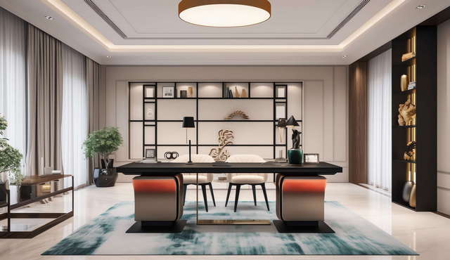 图片[9]-全球设计案例智能库_OJBKAI.COM新中式茶室书房Midjourney灵感图库-_设计智库－全球设计案例智能库_OJBKAI.COM-全球设计案例智能库_OJBKAI.COM设计智库