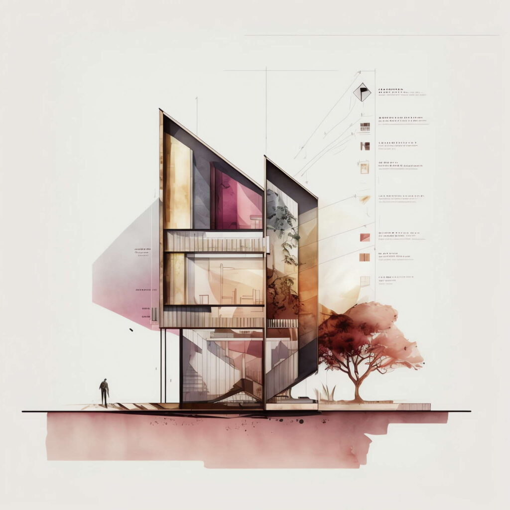 图片[4]-全球设计案例智能库_OJBKAI.COM建筑剖面图Midjourney灵感图库-名师联智库－全球设计案例智能库名师联素材平台-全球设计案例智能库_OJBKAI.COM设计智库