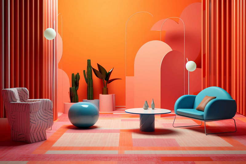 图片[5]-全球设计案例智能库_OJBKAI.COM时尚色彩碰撞家居搭配Midjourney灵感图库-_设计智库－全球设计案例智能库_OJBKAI.COM-全球设计案例智能库_OJBKAI.COM设计智库