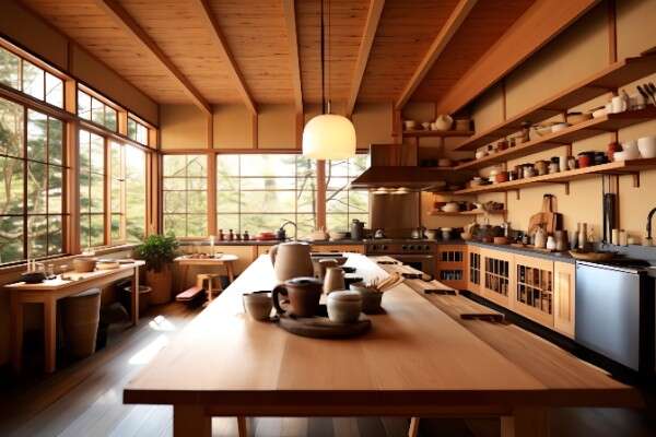 图片[58]-全球设计案例智能库_OJBKAI.COM原木开放厨房中岛吧台_Midjourney灵感图库220P-全球设计案例智能库_OJBKAI.COM设计智库