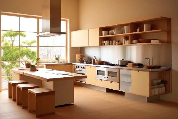 图片[65]-全球设计案例智能库_OJBKAI.COM原木开放厨房中岛吧台_Midjourney灵感图库220P-全球设计案例智能库_OJBKAI.COM设计智库