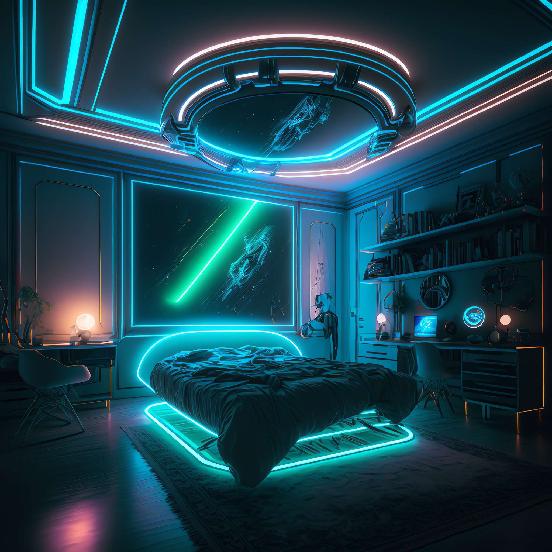 图片[60]-全球设计案例智能库_OJBKAI.COM赛博朋克风霓虹灯设计男孩房1_Midjourney灵感图库-_设计智库－全球设计案例智能库_OJBKAI.COM-全球设计案例智能库_OJBKAI.COM设计智库