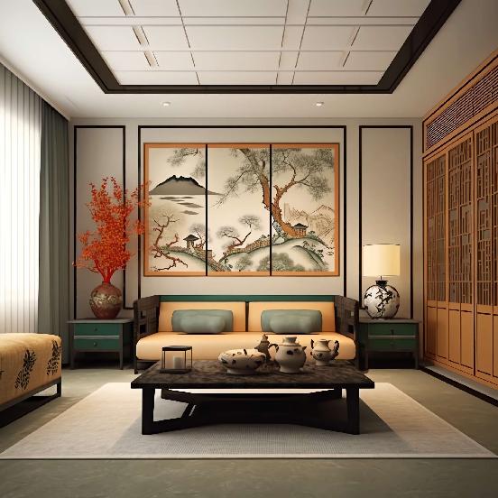 图片[35]-全球设计案例智能库_OJBKAI.COM别墅中式客厅Midjourney灵感图库-_设计智库－全球设计案例智能库_OJBKAI.COM-全球设计案例智能库_OJBKAI.COM设计智库