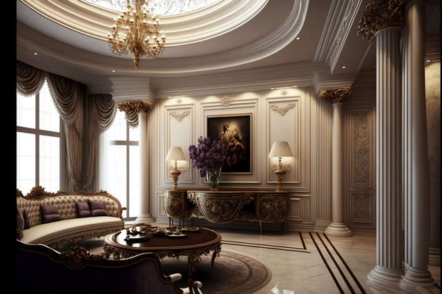 图片[8]-全球设计案例智能库_OJBKAI.COM复古奢华客厅设计Midjourney灵感图库-_设计智库－全球设计案例智能库_OJBKAI.COM-全球设计案例智能库_OJBKAI.COM设计智库