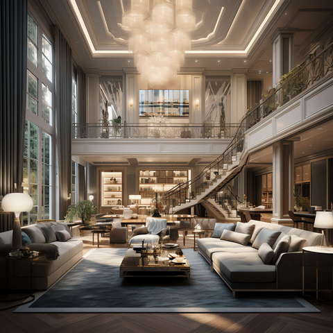 图片[14]-全球设计案例智能库_OJBKAI.COM现代前卫时尚挑高客厅Midjourney灵感图库-_设计智库－全球设计案例智能库_OJBKAI.COM-全球设计案例智能库_OJBKAI.COM设计智库