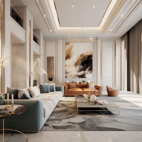 图片[2]-全球设计案例智能库_OJBKAI.COM简欧风格客厅Midjourney灵感图库-_设计智库－全球设计案例智能库_OJBKAI.COM-全球设计案例智能库_OJBKAI.COM设计智库