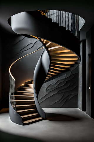 图片[5]-全球设计案例智能库_OJBKAI.COM复古旋转楼梯-5_Midjourney灵感图库-设计智库－全球设计案例智能库_OJBKAI.COM-全球设计案例智能库_OJBKAI.COM设计智库