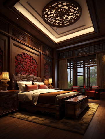 图片[9]-全球设计案例智能库_OJBKAI.COM中式卧室Midjourney灵感图库-_设计智库－全球设计案例智能库_OJBKAI.COM-全球设计案例智能库_OJBKAI.COM设计智库