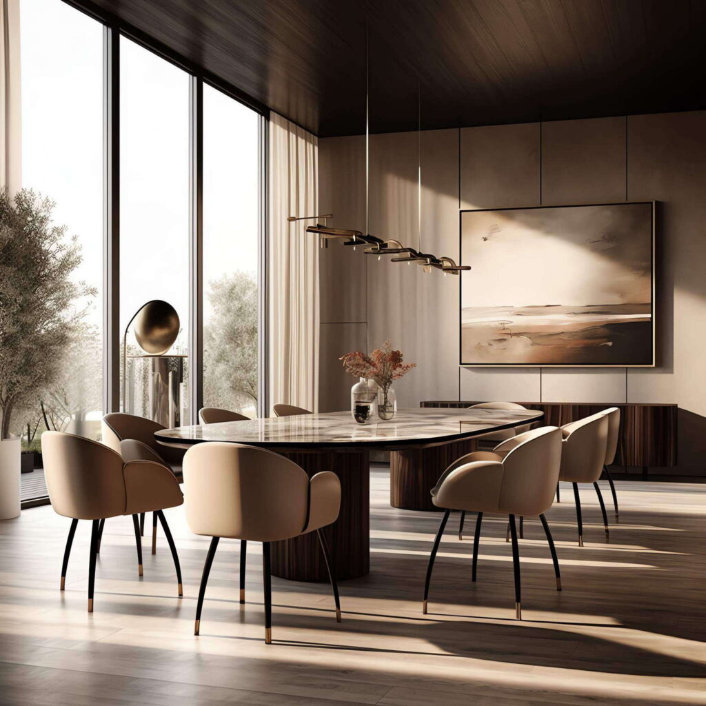 原木风餐厅Midjourney灵感图库-_设计智库－全球设计案例智能库_OJBKAI.COM-全球设计案例智能库_OJBKAI.COM设计智库