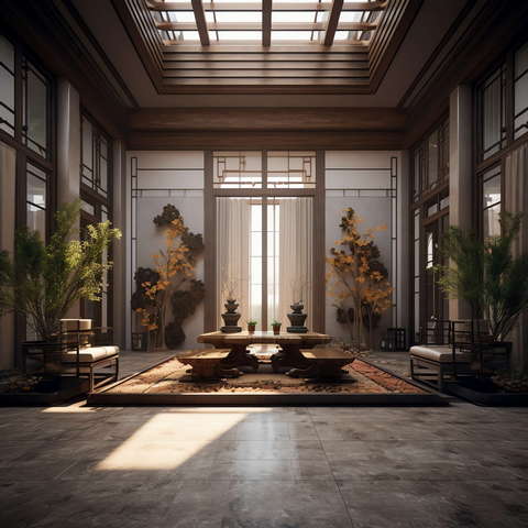 图片[15]-全球设计案例智能库_OJBKAI.COM住宅中式客厅Midjourney灵感图库-_设计智库－全球设计案例智能库_OJBKAI.COM-全球设计案例智能库_OJBKAI.COM设计智库