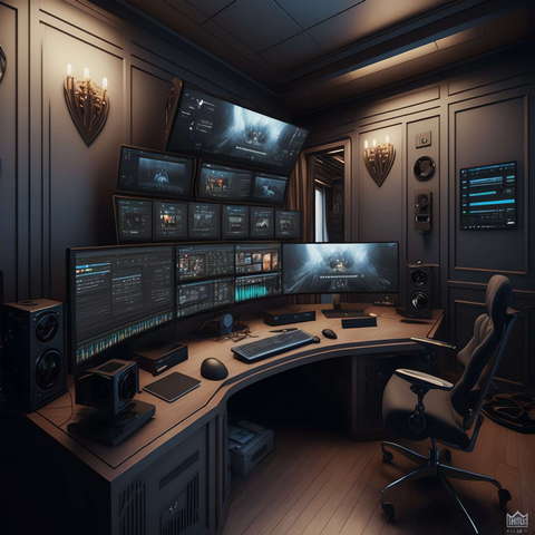 图片[16]-全球设计案例智能库_OJBKAI.COM金属质感豪华书房Midjourney灵感图库-_设计智库－全球设计案例智能库_OJBKAI.COM-全球设计案例智能库_OJBKAI.COM设计智库