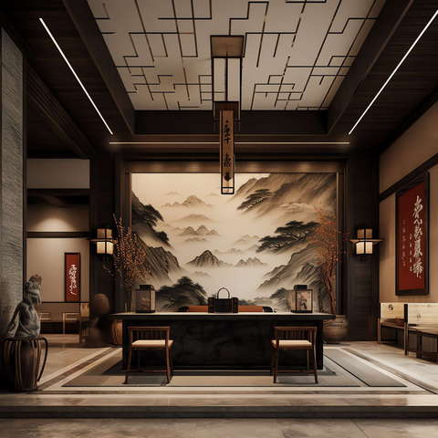 图片[27]-全球设计案例智能库_OJBKAI.COM新中式书房Midjourney灵感图库-_设计智库－全球设计案例智能库_OJBKAI.COM-全球设计案例智能库_OJBKAI.COM设计智库