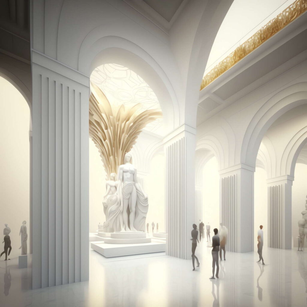 图片[18]-全球设计案例智能库_OJBKAI.COM白色博物馆大厅Midjourney灵感图库-_设计智库－全球设计案例智能库_OJBKAI.COM-全球设计案例智能库_OJBKAI.COM设计智库