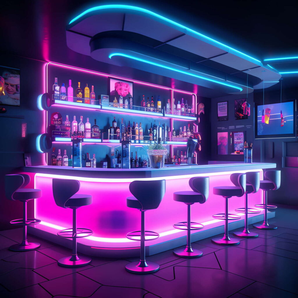 图片[27]-全球设计案例智能库_OJBKAI.COM赛博朋克风霓虹灯设计KTV酒吧_Midjourney灵感图库-_设计智库－全球设计案例智能库_OJBKAI.COM-全球设计案例智能库_OJBKAI.COM设计智库