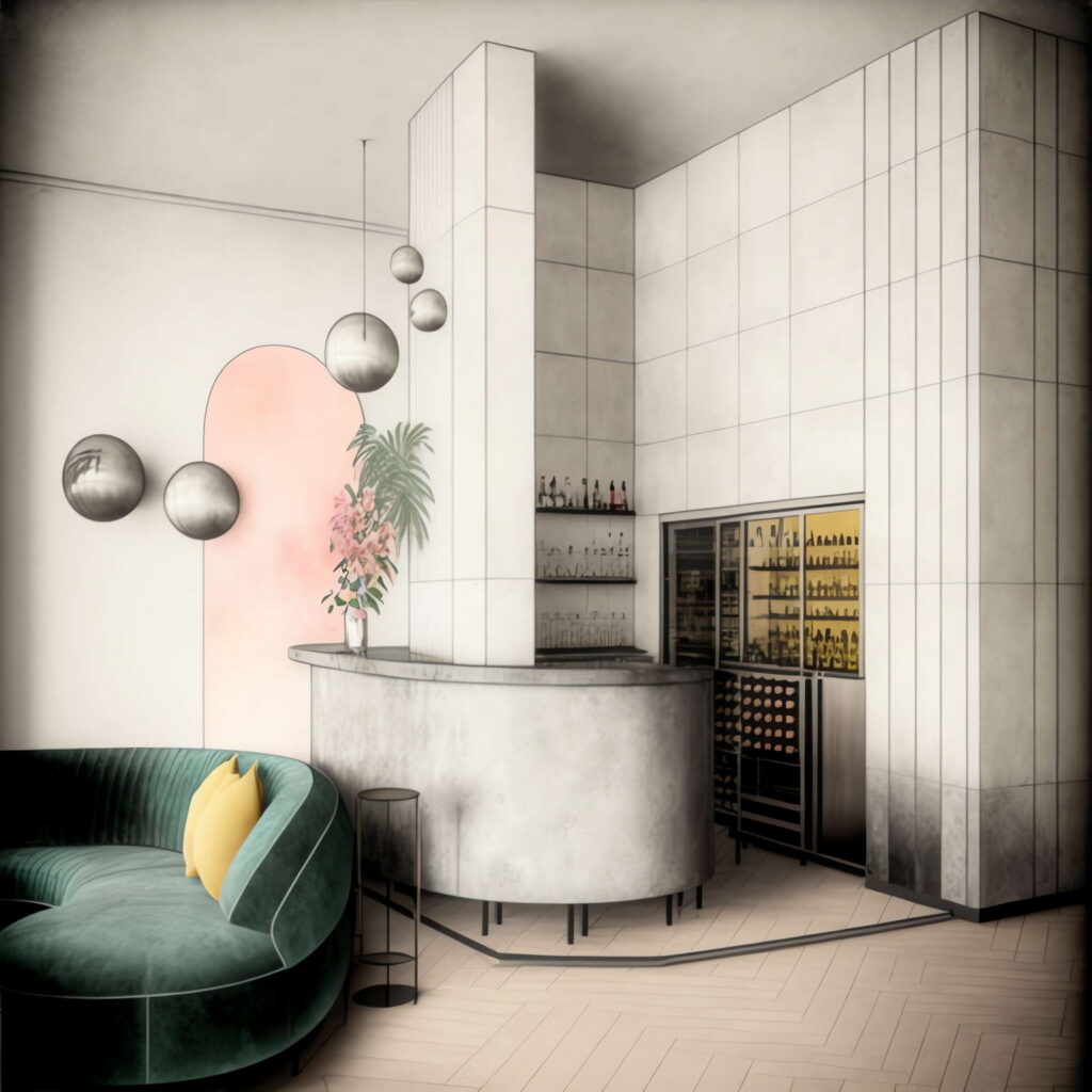 餐厅酒吧设计Midjourney灵感图库-_设计智库－全球设计案例智能库_OJBKAI.COM-全球设计案例智能库_OJBKAI.COM设计智库