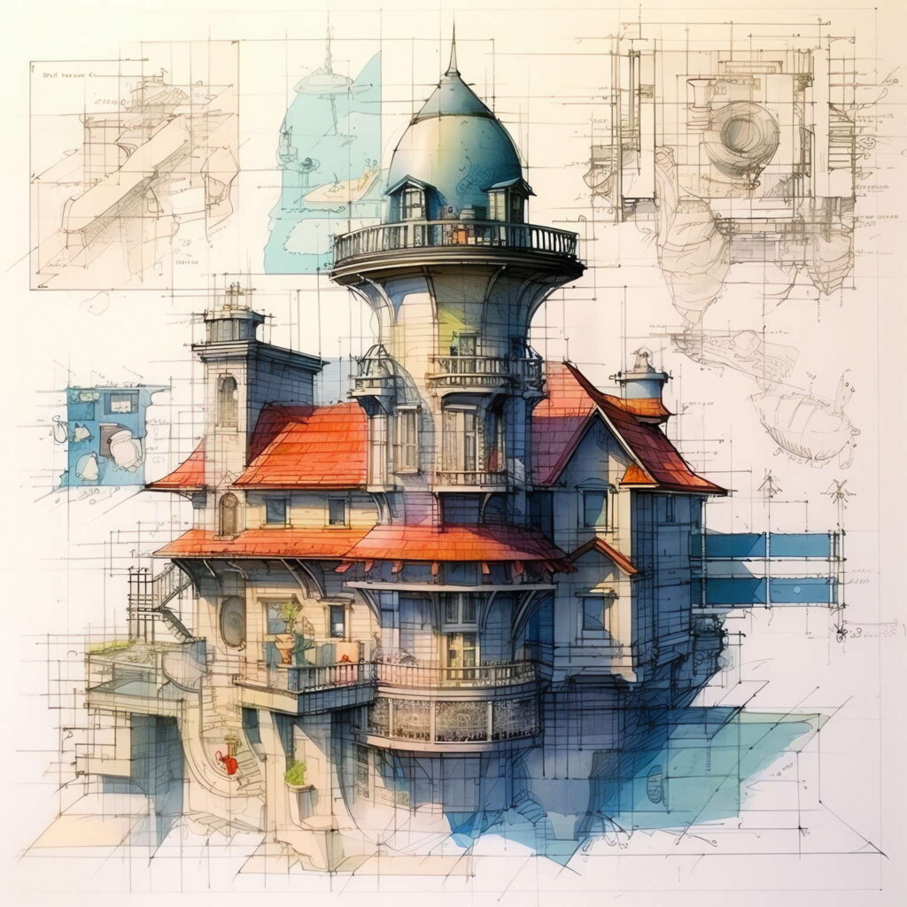 图片[19]-全球设计案例智能库_OJBKAI.COM西方建筑草图Midjourney灵感图库-名师联智库－全球设计案例智能库名师联素材平台-全球设计案例智能库_OJBKAI.COM设计智库