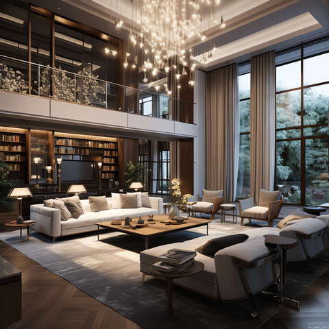 图片[20]-全球设计案例智能库_OJBKAI.COM现代挑高客厅_Midjourney灵感图库673p-全球设计案例智能库_OJBKAI.COM设计智库