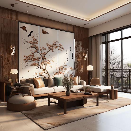 图片[25]-全球设计案例智能库_OJBKAI.COM别墅中式客厅Midjourney灵感图库-_设计智库－全球设计案例智能库_OJBKAI.COM-全球设计案例智能库_OJBKAI.COM设计智库