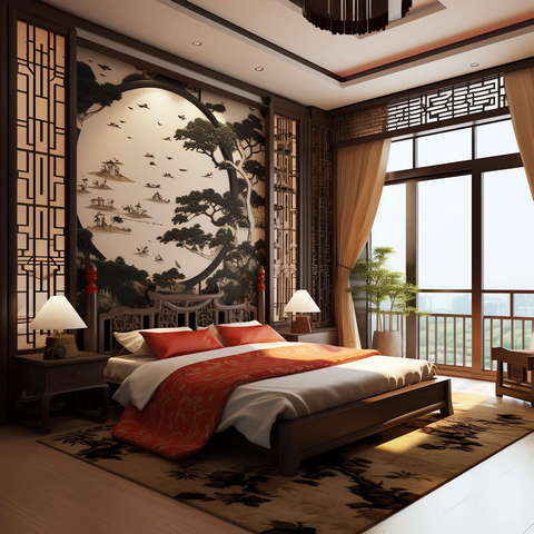 图片[16]-全球设计案例智能库_OJBKAI.COM古典中式卧室Midjourney灵感图库-_设计智库－全球设计案例智能库_OJBKAI.COM-全球设计案例智能库_OJBKAI.COM设计智库