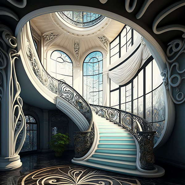 图片[19]-全球设计案例智能库_OJBKAI.COM别墅螺旋楼梯Midjourney灵感图库-_设计智库－全球设计案例智能库_OJBKAI.COM-全球设计案例智能库_OJBKAI.COM设计智库