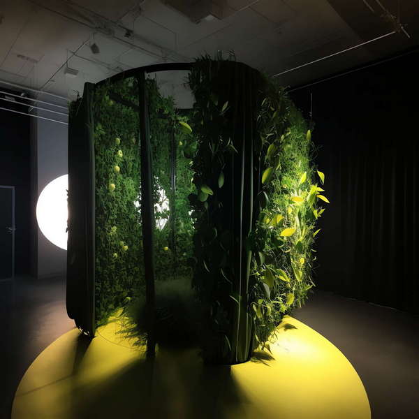 绿植空间Midjourney灵感图库-_设计智库－全球设计案例智能库_OJBKAI.COM-全球设计案例智能库_OJBKAI.COM设计智库