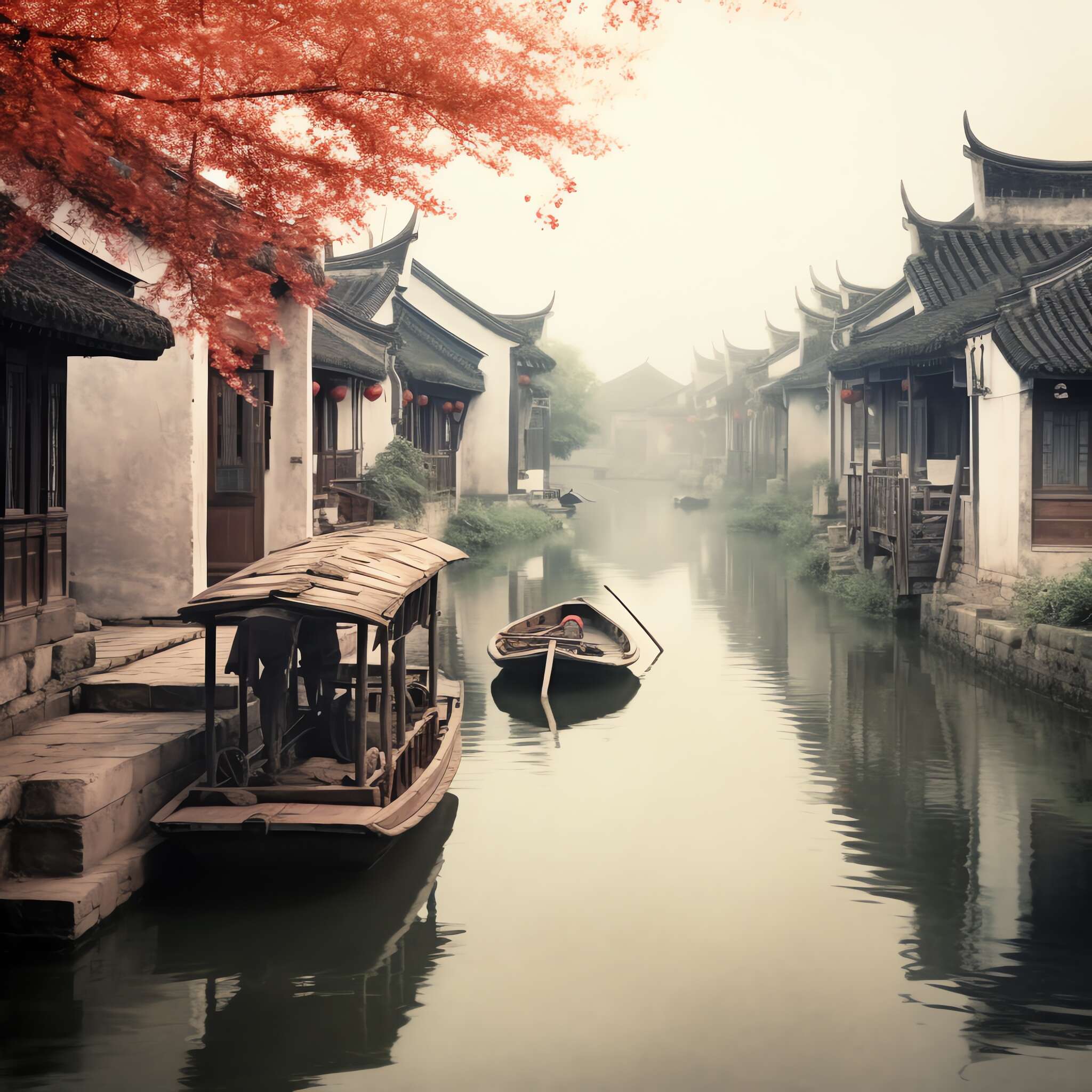 图片[9]-全球设计案例智能库_OJBKAI.COM意境江南小镇Midjourney灵感图库-_设计智库－全球设计案例智能库_OJBKAI.COM-全球设计案例智能库_OJBKAI.COM设计智库