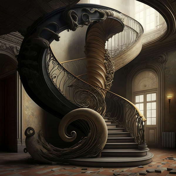 图片[17]-全球设计案例智能库_OJBKAI.COM复古旋转楼梯4_Midjourney灵感图库-设计智库－全球设计案例智能库_OJBKAI.COM-全球设计案例智能库_OJBKAI.COM设计智库