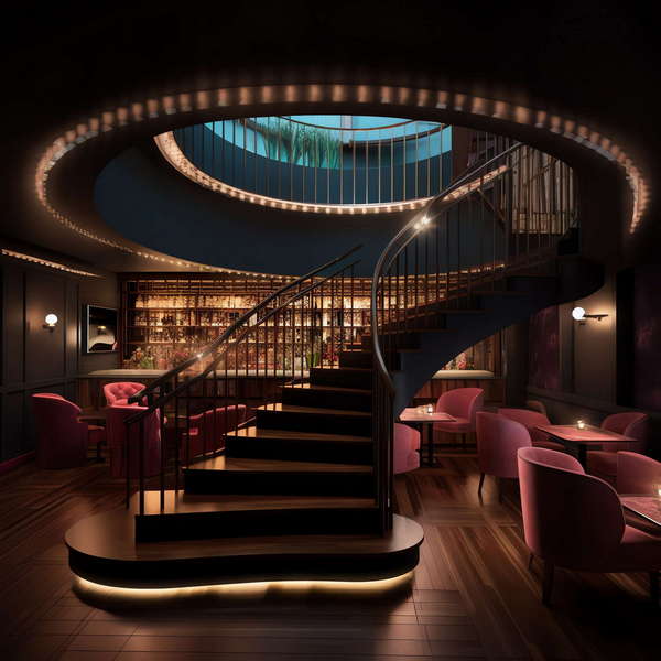 图片[26]-全球设计案例智能库_OJBKAI.COM酒店前卫时尚现代楼梯Midjourney灵感图库-_设计智库－全球设计案例智能库_OJBKAI.COM-全球设计案例智能库_OJBKAI.COM设计智库