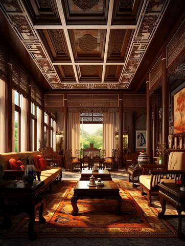 图片[57]-全球设计案例智能库_OJBKAI.COM古典中式客厅Midjourney灵感图库-_设计智库－全球设计案例智能库_OJBKAI.COM-全球设计案例智能库_OJBKAI.COM设计智库