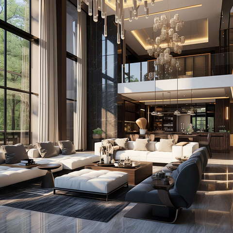 图片[49]-全球设计案例智能库_OJBKAI.COM现代前卫时尚挑高客厅Midjourney灵感图库-_设计智库－全球设计案例智能库_OJBKAI.COM-全球设计案例智能库_OJBKAI.COM设计智库