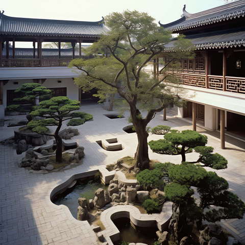 图片[8]-全球设计案例智能库_OJBKAI.COM新中式庭院景观Midjourney灵感图库-_设计智库－全球设计案例智能库_OJBKAI.COM-全球设计案例智能库_OJBKAI.COM设计智库