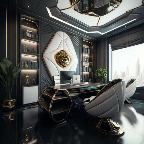 图片[19]-全球设计案例智能库_OJBKAI.COM金属质感豪华书房Midjourney灵感图库-_设计智库－全球设计案例智能库_OJBKAI.COM-全球设计案例智能库_OJBKAI.COM设计智库