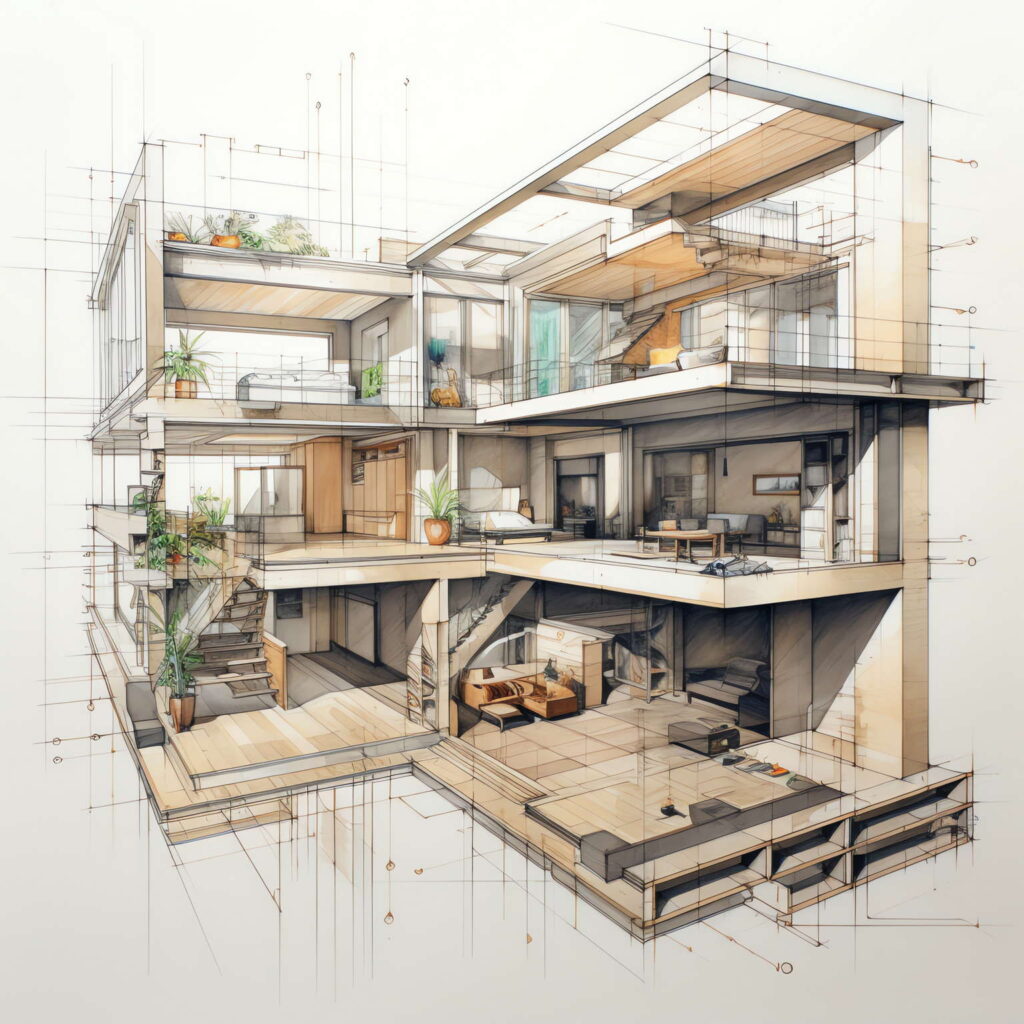 图片[31]-全球设计案例智能库_OJBKAI.COM建筑手绘图Midjourney灵感图库-名师联智库－全球设计案例智能库名师联素材平台-全球设计案例智能库_OJBKAI.COM设计智库