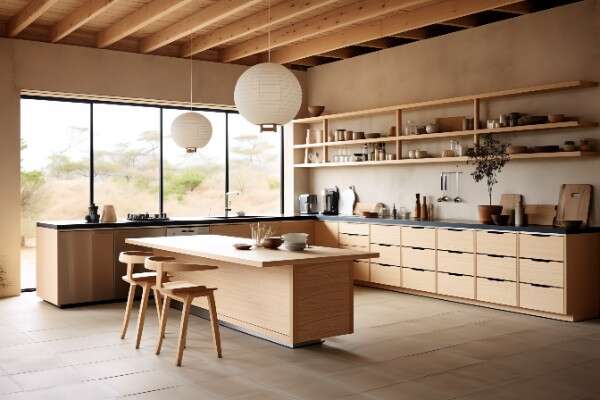 图片[55]-全球设计案例智能库_OJBKAI.COM原木开放厨房中岛吧台_Midjourney灵感图库220P-全球设计案例智能库_OJBKAI.COM设计智库