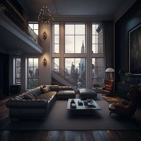 图片[8]-全球设计案例智能库_OJBKAI.COM现代挑高客厅Midjourney灵感图库-_设计智库－全球设计案例智能库_OJBKAI.COM-全球设计案例智能库_OJBKAI.COM设计智库