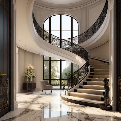 图片[10]-全球设计案例智能库_OJBKAI.COM新古典别墅楼梯Midjourney灵感图库-_设计智库－全球设计案例智能库_OJBKAI.COM-全球设计案例智能库_OJBKAI.COM设计智库