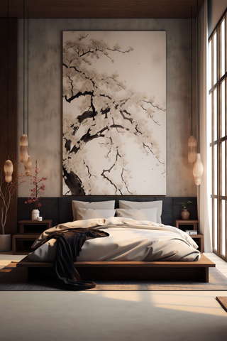 图片[21]-全球设计案例智能库_OJBKAI.COM侘寂风格卧室_Midjourney灵感图库-_设计智库－全球设计案例智能库_OJBKAI.COM-全球设计案例智能库_OJBKAI.COM设计智库