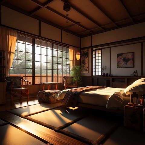 图片[4]-全球设计案例智能库_OJBKAI.COM住宅日式卧室Midjourney灵感图库-_设计智库－全球设计案例智能库_OJBKAI.COM-全球设计案例智能库_OJBKAI.COM设计智库