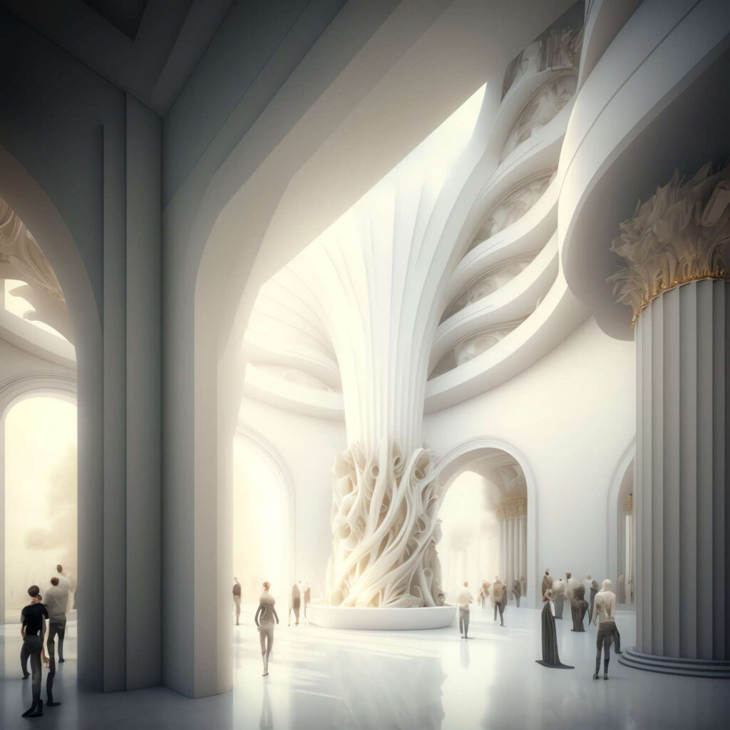 图片[12]-全球设计案例智能库_OJBKAI.COM白色博物馆大厅Midjourney灵感图库-_设计智库－全球设计案例智能库_OJBKAI.COM-全球设计案例智能库_OJBKAI.COM设计智库