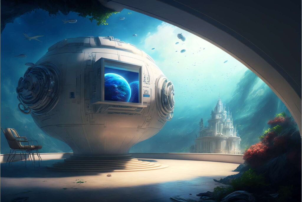 太空科幻科技馆-1_Midjourney灵感图库-_设计智库－全球设计案例智能库_OJBKAI.COM-全球设计案例智能库_OJBKAI.COM设计智库