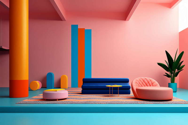 图片[17]-全球设计案例智能库_OJBKAI.COM时尚色彩碰撞家居搭配Midjourney灵感图库-_设计智库－全球设计案例智能库_OJBKAI.COM-全球设计案例智能库_OJBKAI.COM设计智库