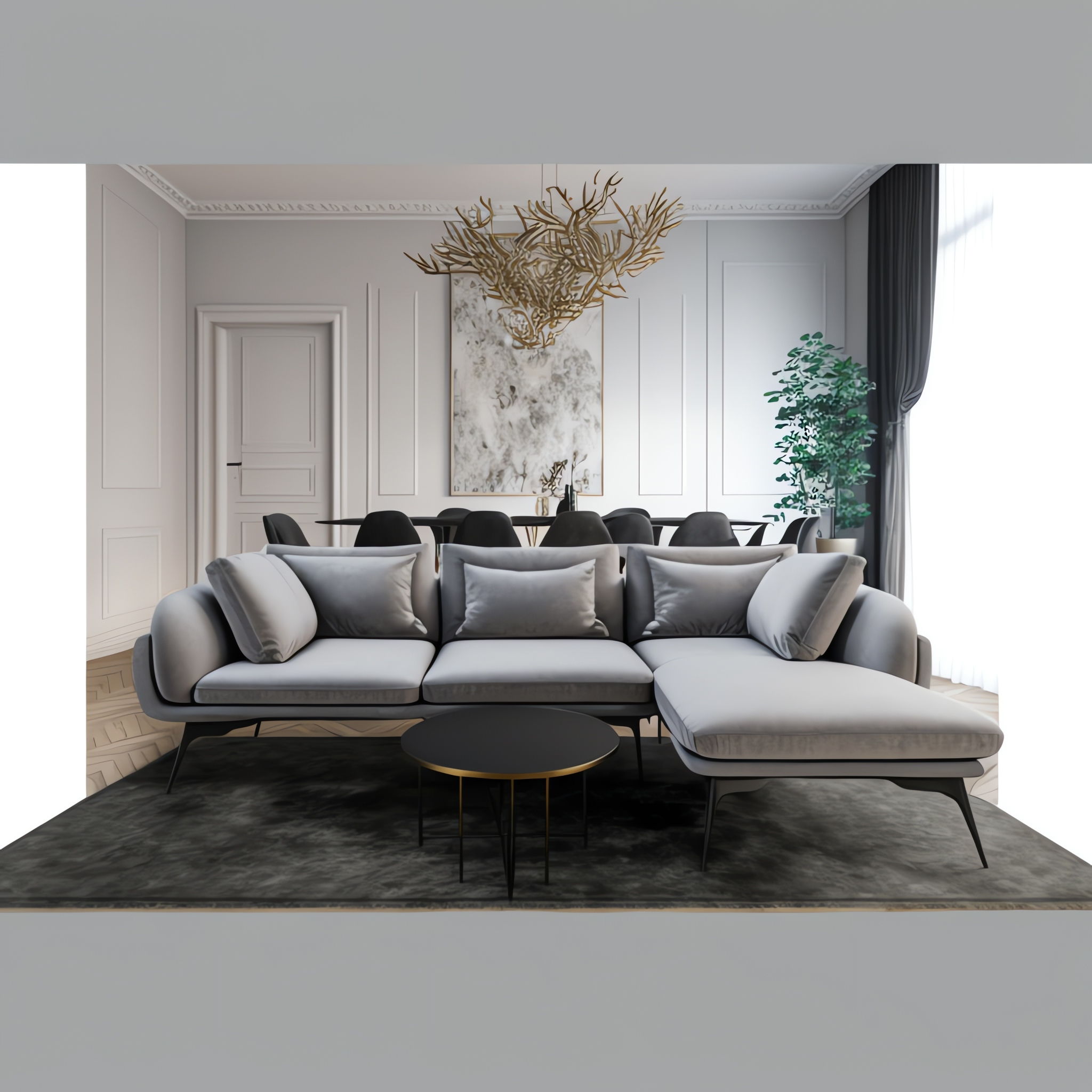 图片[24]-全球设计案例智能库_OJBKAI.COM轻奢简欧客餐厅_Midjourney灵感图库-全球设计案例智能库_OJBKAI.COM设计智库