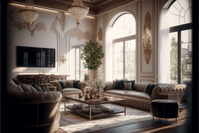 图片[55]-全球设计案例智能库_OJBKAI.COM复古奢华客厅设计Midjourney灵感图库-_设计智库－全球设计案例智能库_OJBKAI.COM-全球设计案例智能库_OJBKAI.COM设计智库