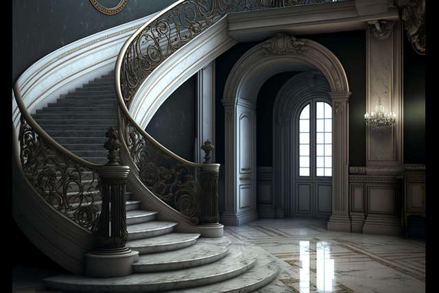 图片[2]-全球设计案例智能库_OJBKAI.COM古典欧式复古旋转楼梯Midjourney灵感图库-_设计智库－全球设计案例智能库_OJBKAI.COM-全球设计案例智能库_OJBKAI.COM设计智库