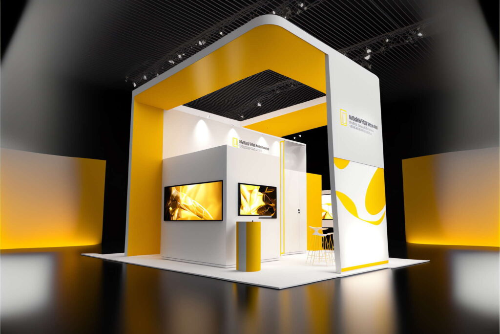 现代前卫展厅展位Midjourney灵感图库-_设计智库－全球设计案例智能库_OJBKAI.COM-全球设计案例智能库_OJBKAI.COM设计智库