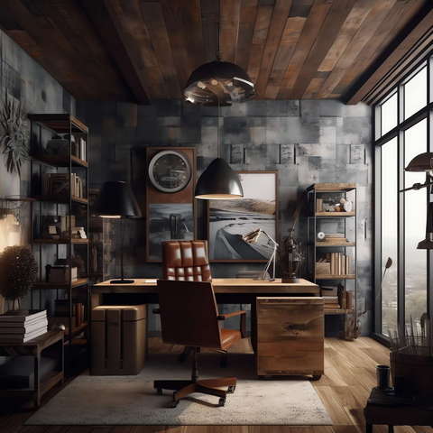 图片[44]-全球设计案例智能库_OJBKAI.COM工业风格书房Midjourney灵感图库-_设计智库－全球设计案例智能库_OJBKAI.COM-全球设计案例智能库_OJBKAI.COM设计智库